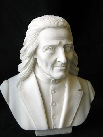 SPECTACULAR FRANZ VON LIST BUST SCULPTURE STATUE